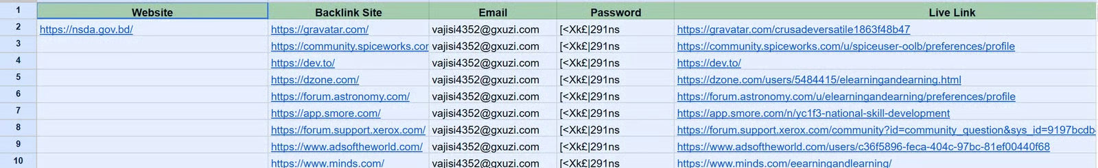Profile Backlink — case study preview