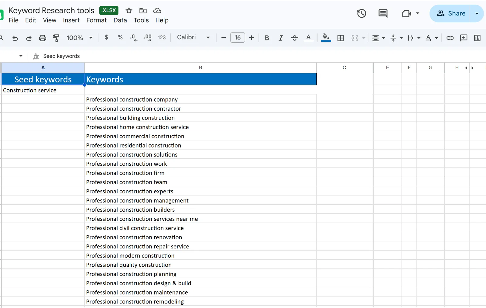 Keyword Research — 1 of 4